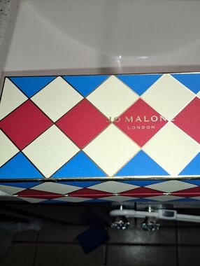 Jo Malone Diamond Pattern Gift Box - Red, Blue, Cream